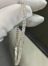 Affordable Luxury Jewelry Each 0.05-carat Round Lab Grown Diamond Tennis Bracelet