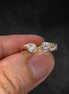 0.5 CTW Ladies Brilliant Round Cut Lab Diamond Anniversary Ring in 18K Yellow Gold
