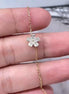 Affordable Luxury Jewelry 0.5 ctw Pear-Shaped Floral Lab Diamonds Bracelet 18K Gold