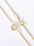 Affordable Luxury Jewelry 0.3CT Solitaire Lab Diamond Bridesmaid Necklace-18K Gold