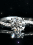 Affordable Luxury Jewelry 1.08 Carat Vine-Inspired Lab Diamond Ring 18K Gold Engagement Ring
