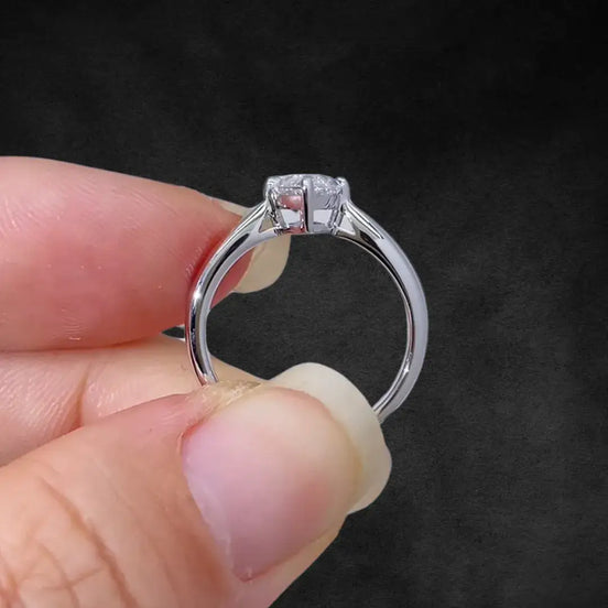 1.5ct Marquise Cut Lab Grown Diamond Solitaire Ring