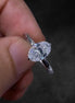 1 CT Lab Grown Diamond Oval Shape Solitaire Engagement Ring