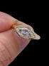 1 CT Marquise Cut Lab Grown Diamond With Bezel Setting Engagement Ring