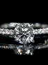 Affordable Luxury Jewelry 1 Carat Lab Grown Diamond Pave Engagement Ring