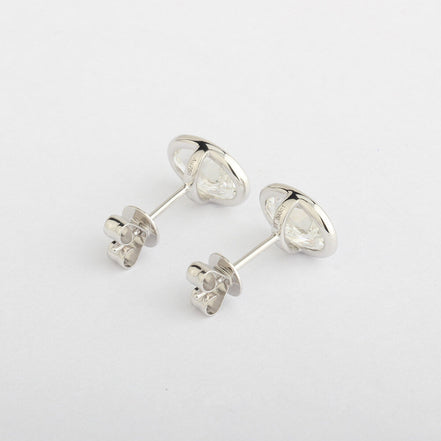 Affordable Luxury Jewelry Bezel Oval Lab-Grown Diamond Studs Earring (2.14 Ct. Tw.)