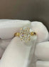 3 Carat Oval Cut Lab Diamond Engagement Ring