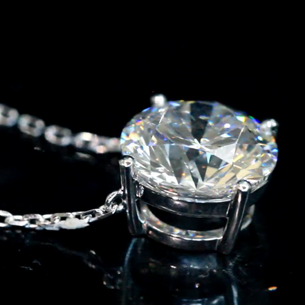 Affordable Luxury Jewelry Jewelry 6.5 Carat Lab-Grown Diamond Necklace