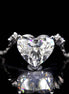 Affordable Luxury Jewelry 6 Carat Heart-Shaped Lab-Grown Diamond Necklace