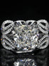 Affordable Luxury Jewelry 7-Carat Cushion Cut Lab-Grown Diamond Ring Nature Inspired