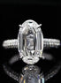 Affordable Luxury Jewelry 6.66 Carat Antique Oval Cut Lab Grown Diamond Engagement Ring