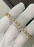 Affordable Luxury Jewelry Bezel Round Lab Grown Diamond Tennis Bracelet