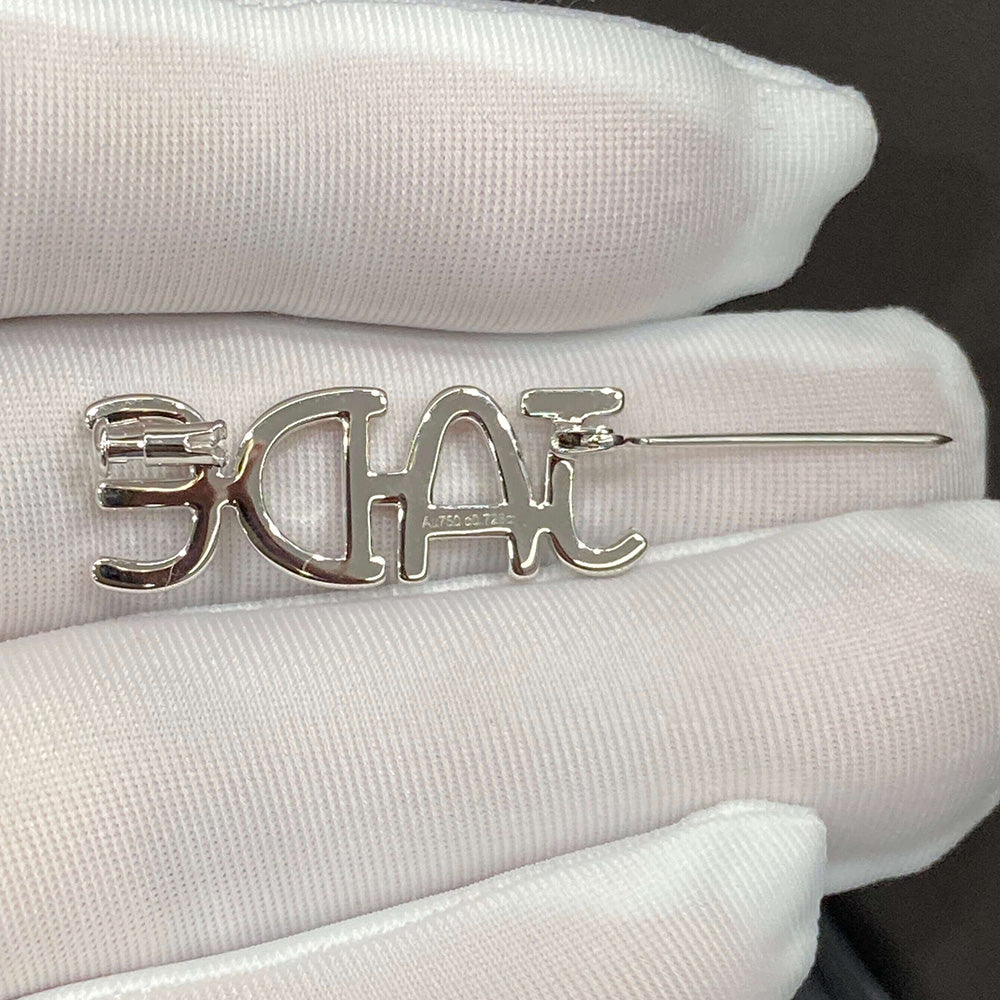 Affordable Luxury Jewelry Lab-Grown Diamond Custom Name Brooch