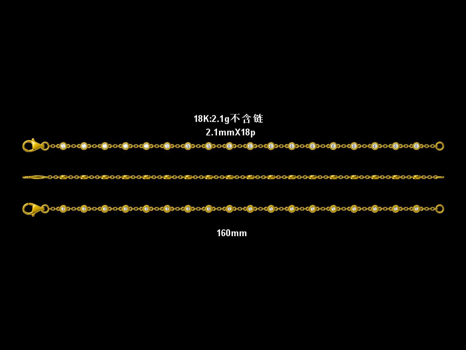 Affordable Luxury Jewelry Each 0.04ct Bezel Lab Grown Diamond Bracelet