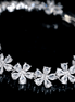 Affordable Luxury Jewelry Floral Lab Diamond Bracelet 18K Gold