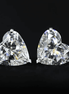 Affordable Luxury Jewelry Heart Shape Lab Grown Diamond Studs Earrings(10.00 Ct. Tw.)