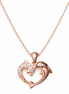 Endless Love Heart Silver Necklace 925 Silver Jewelry