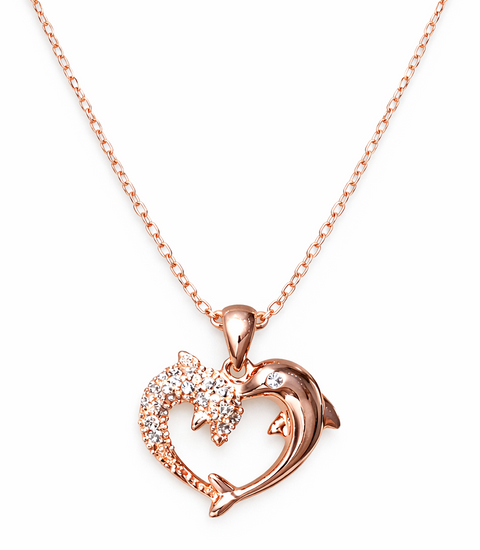 Endless Love Heart Silver Necklace 925 Silver Jewelry