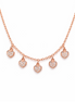 Minimal Quad Heart Silver Bracelet 925 Silver Rose Gold Plating Jewelry