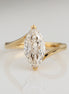 1.9 Carat Marquise Lab Diamond Ring 18K Gold