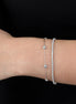 Affordable Luxury Jewelry Five Bezel-Set Lab Diamonds Bracelet In 925 Sliver (3/4 Ct. Tw.)