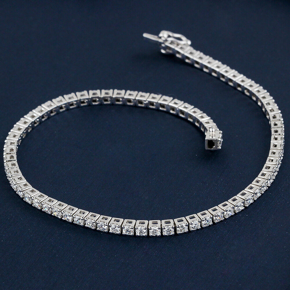 Affordable Luxury Jewelry Lab Diamond Tennis Bracelet In 925 Silver(2.2 Ct. Tw.)