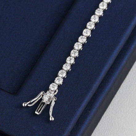 Affordable Luxury Jewelry Lab Grown Diamond Tennis Bracelet In 925 Silver(2.63 Ct. Tw.)