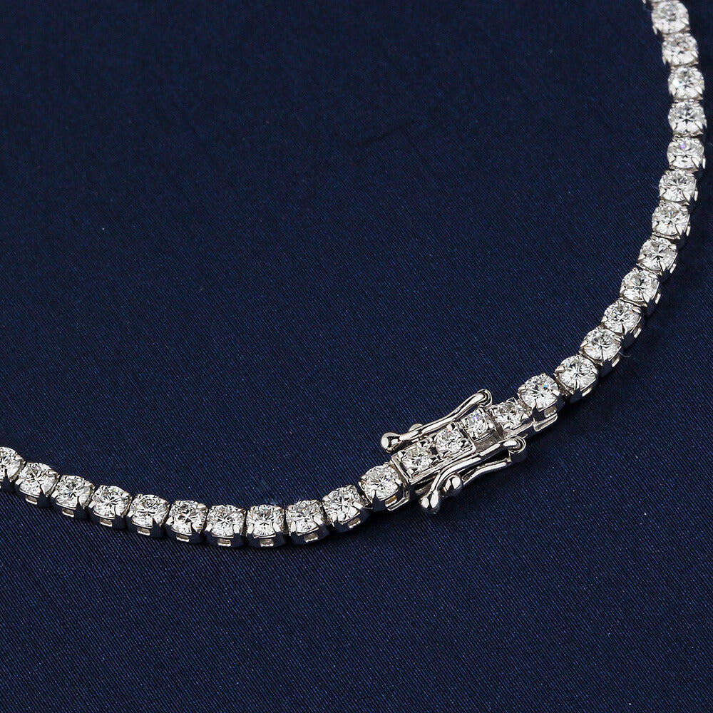 Affordable Luxury Jewelry Lab Grown Diamond Tennis Bracelet In 925 Silver(2.63 Ct. Tw.)