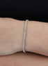 Affordable Luxury Jewelry Lab Grown Diamond Tennis Bracelet In 925 Silver Or Gold(2.63 Ct. Tw.)