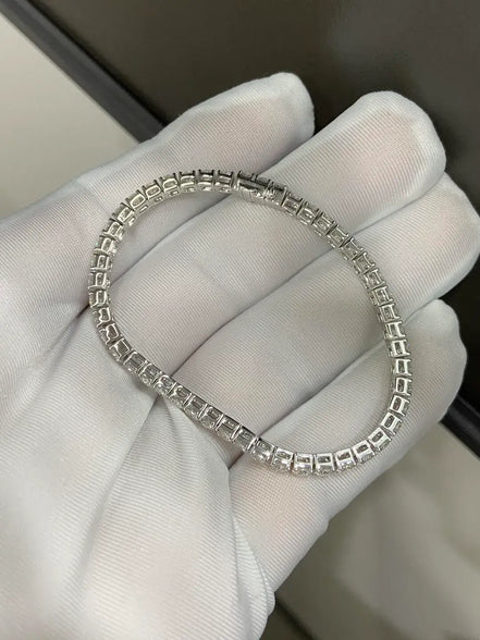 Affordable Luxury Jewelry Round Lab Grown Diamond Tennis Bracelet
