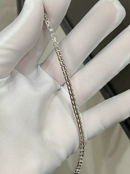 Affordable Luxury Jewelry Round Lab Grown Diamond Tennis Bracelet