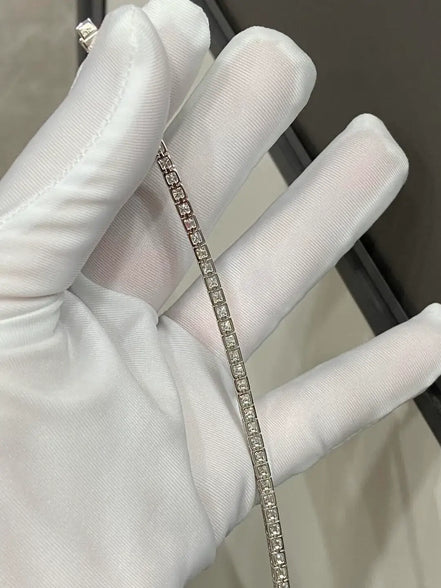 Affordable Luxury Jewelry Round Lab Grown Diamond Tennis Bracelet