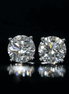 Affordable Luxury Jewelry Round Lab Diamond Stud Earrings Four-Prong (0.60-3.00 Ct. Tw.)