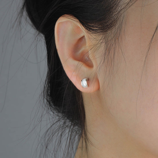 Baguette Lab-Grown Diamond Studs Earrings (1.00 Ct. Tw.)