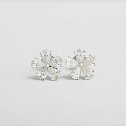 Affordable Luxury Jewelry Blossom Lab-Grown Diamond Studs Earrings (1.50 Ct. Tw.)