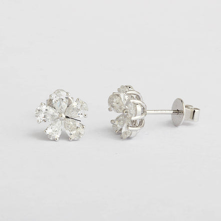 Affordable Luxury Jewelry Blossom Lab-Grown Diamond Studs Earrings (1.50 Ct. Tw.)