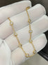 Affordable Luxury Jewelry 0.8Ct.Tw Bezel Lab Grown Diamond Bracelet